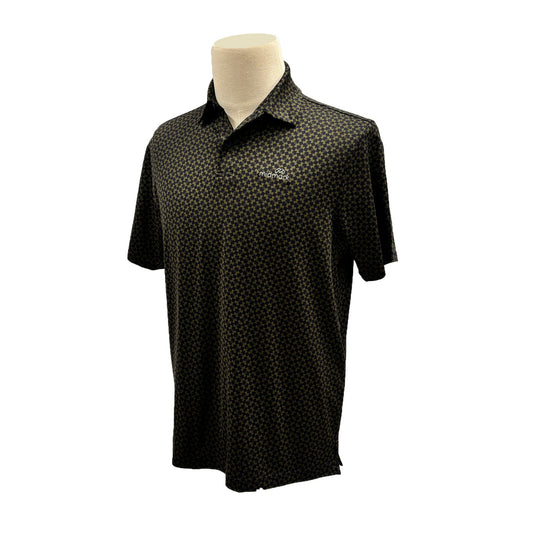 Under Armour Men's T2 Green Heartbeat Print Polo