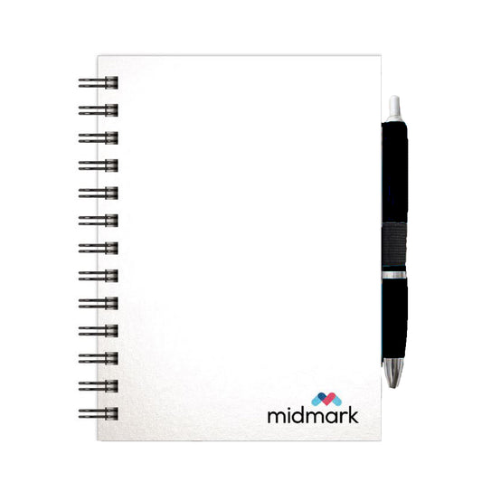 Midmark Branded Gloss Metallic Notepad + Pen