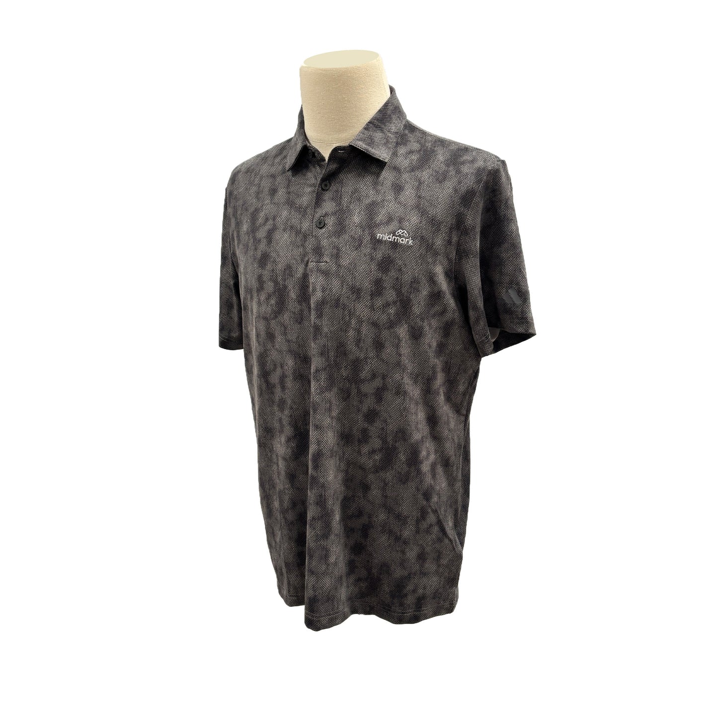 Adidas Men's Textured Print Polo